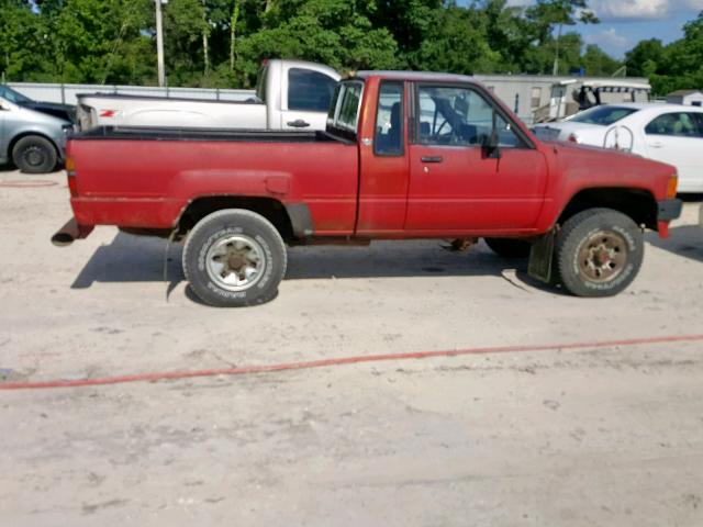 JT4RN67S4H5070120 - 1987 TOYOTA PICKUP XTR RED photo 9