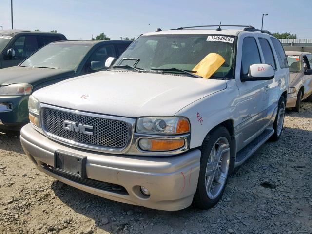 1GKEK63U24J239278 - 2004 GMC YUKON DENA WHITE photo 2