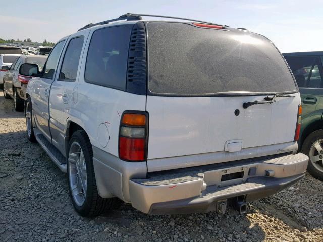 1GKEK63U24J239278 - 2004 GMC YUKON DENA WHITE photo 3