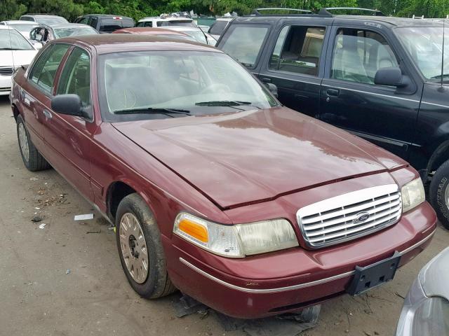 2FAHP71W75X151765 - 2005 FORD CROWN VICT BURGUNDY photo 1