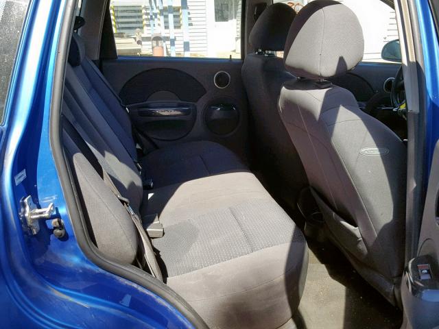 KL1TD66698B255155 - 2008 CHEVROLET AVEO BASE Blau Foto 6