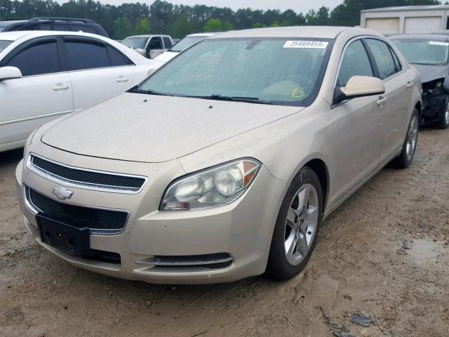 1G1ZC5EB0AF173062 - 2010 CHEVROLET MALIBU 1LT 米色 照片 2