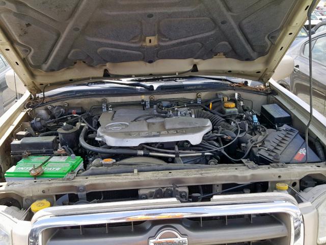 JN8DR09X61W576170 - 2001 NISSAN PATHFINDER GOLD photo 7