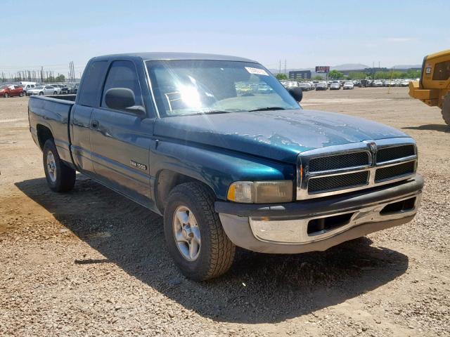 3B7HC13Y3XG116266 - 1999 DODGE RAM 1500 GREEN photo 1