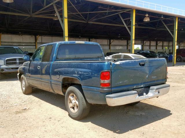 3B7HC13Y3XG116266 - 1999 DODGE RAM 1500 GREEN photo 3