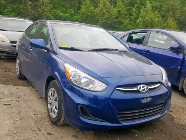 KMHCT4AE1HU168218 - 2017 HYUNDAI ACCENT SE BLUE photo 1