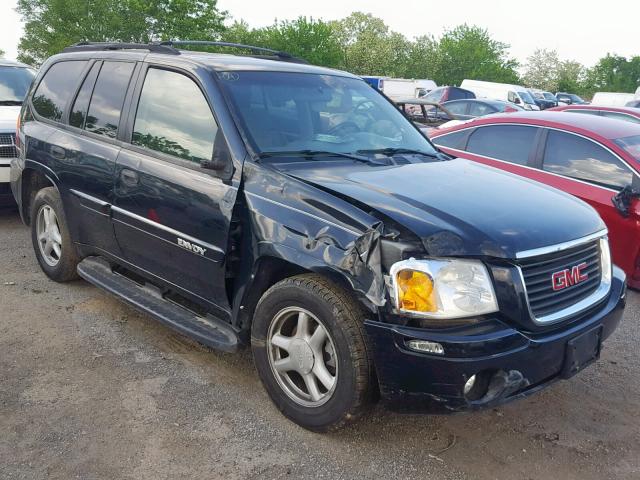 1GKDT13S742351238 - 2004 GMC ENVOY BLACK photo 1