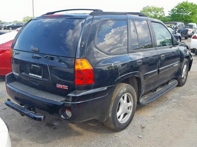 1GKDT13S742351238 - 2004 GMC ENVOY BLACK photo 4