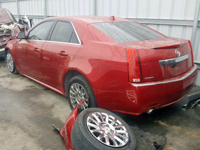 1G6DE5E57C0142812 - 2012 CADILLAC CTS LUXURY RED photo 3