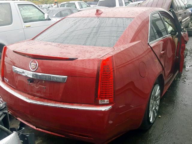 1G6DE5E57C0142812 - 2012 CADILLAC CTS LUXURY RED photo 4