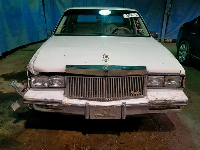 1G6CD6982G4319273 - 1986 CADILLAC DEVILLE BA WHITE photo 9