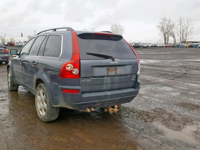 YV4CZ852061224591 - 2006 VOLVO XC90 V8 GRAY photo 3