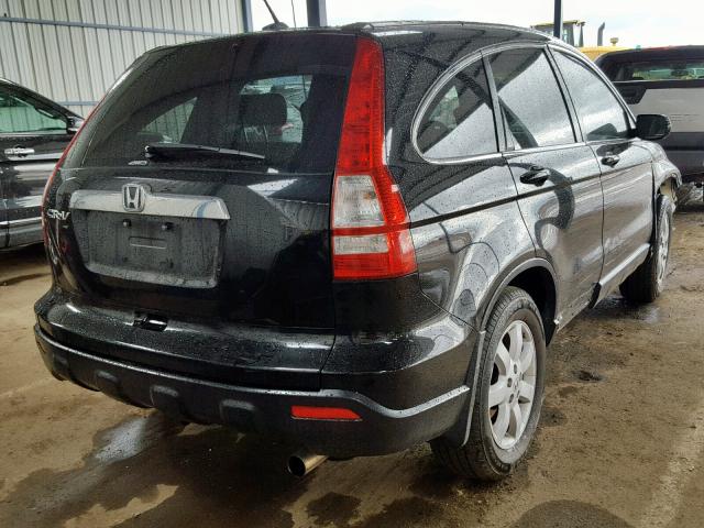 JHLRE48799C023633 - 2009 HONDA CR-V EXL BLACK photo 4