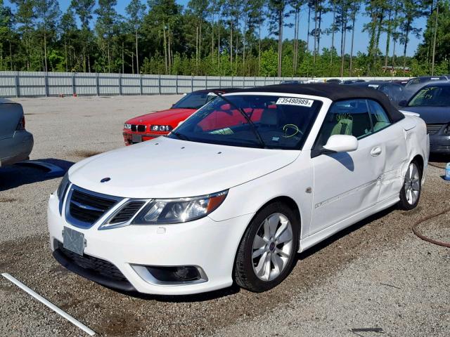 YS3FC7CYXA1620404 - 2010 SAAB 9-3 AERO WHITE photo 2