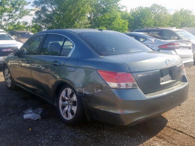 1HGCP26879A037461 - 2009 HONDA ACCORD EXL GREEN photo 3