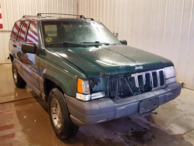 1J4GZ58Y4WC360594 - 1998 JEEP GRAND CHER GREEN photo 1