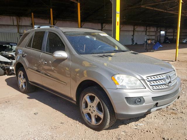 4JGBB86E38A368209 - 2008 MERCEDES-BENZ ML 350 GRAY photo 1