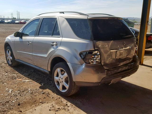 4JGBB86E38A368209 - 2008 MERCEDES-BENZ ML 350 GRAY photo 3