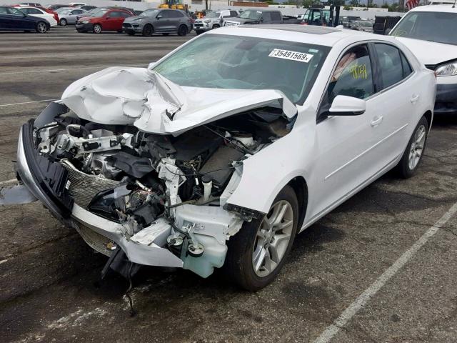 1G11C5SL9FF349401 - 2015 CHEVROLET MALIBU 1LT WHITE photo 2