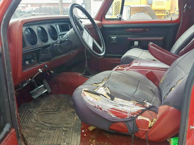1B4GW12T9FS511758 - 1985 DODGE RAMCHARGER RED photo 5