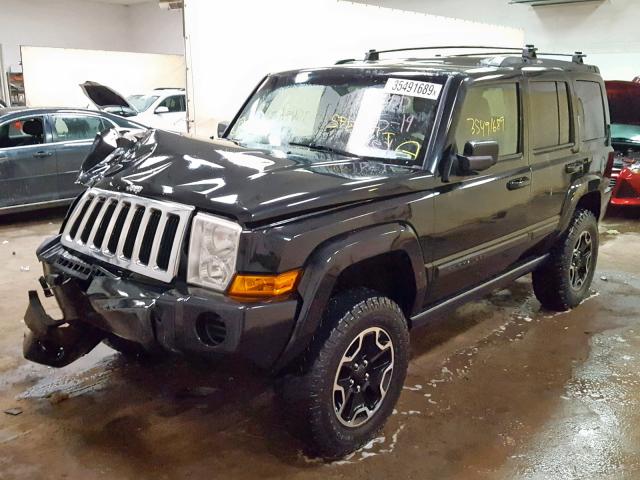 1J8HG48K69C505363 - 2009 JEEP COMMANDER 黑色 照片 2