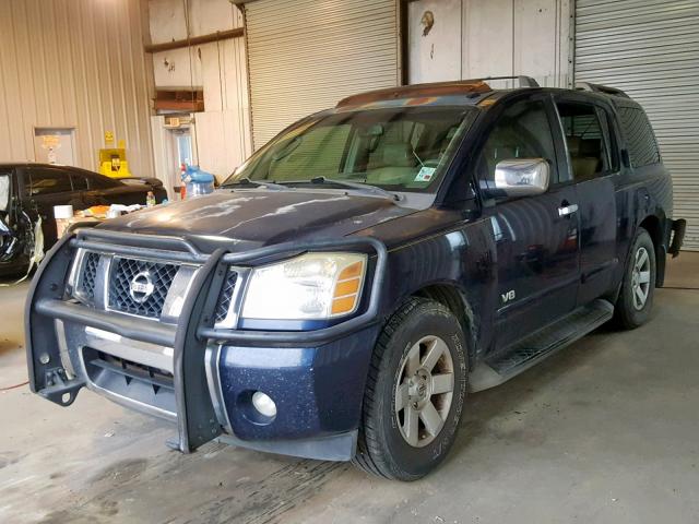 5N1AA08A96N710391 - 2006 NISSAN ARMADA SE BLUE photo 2