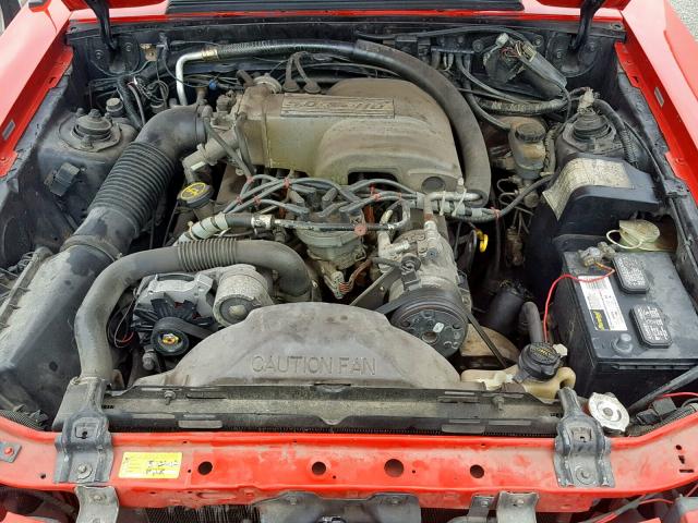 1FABP42E4JF244453 - 1988 FORD MUSTANG GT RED photo 7