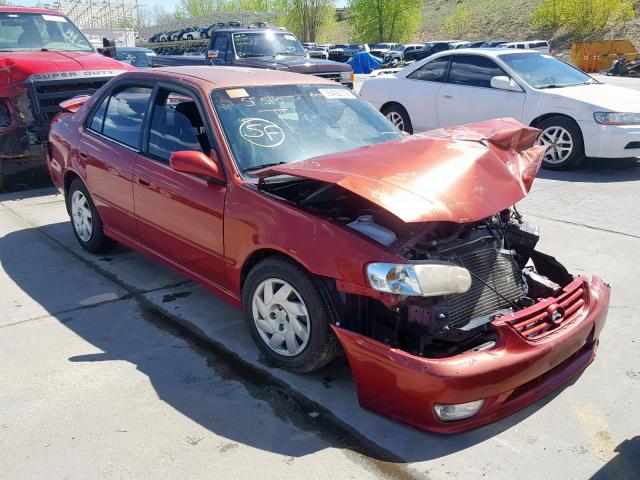 1NXBR12E42Z613386 - 2002 TOYOTA COROLLA CE RED photo 1