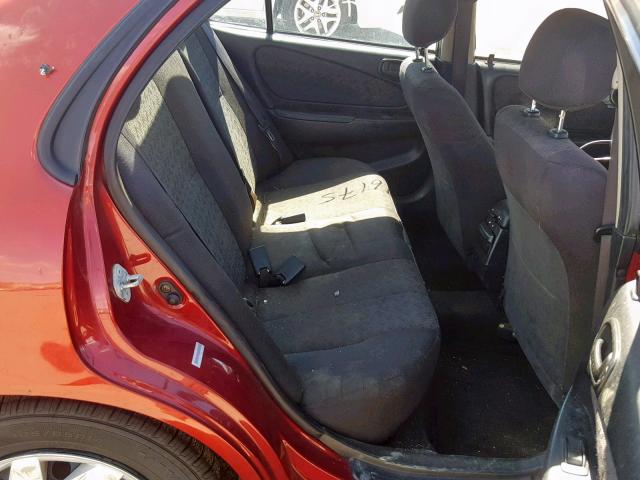 1NXBR12E42Z613386 - 2002 TOYOTA COROLLA CE RED photo 6