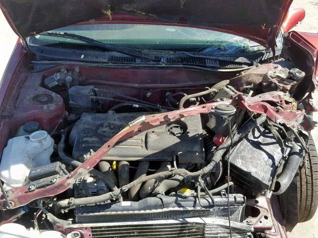 1NXBR12E42Z613386 - 2002 TOYOTA COROLLA CE RED photo 7