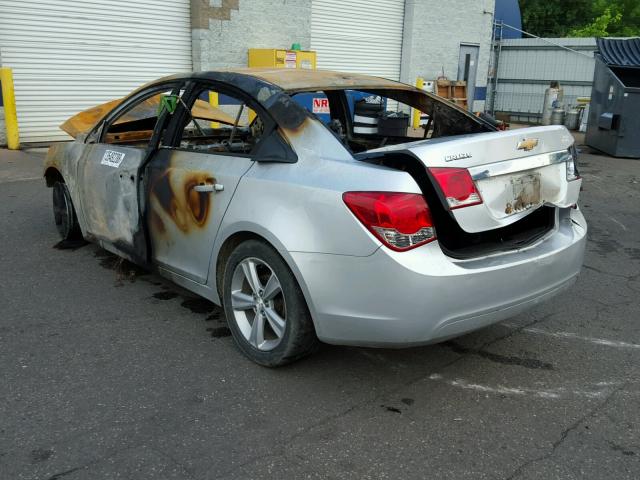 1G1PA5SH1E7237535 - 2014 CHEVROLET CRUZE LS SILVER photo 3