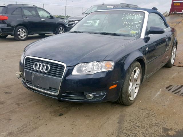 WAUDF48H58K011221 - 2008 AUDI A4 2.0T CA BLUE photo 2