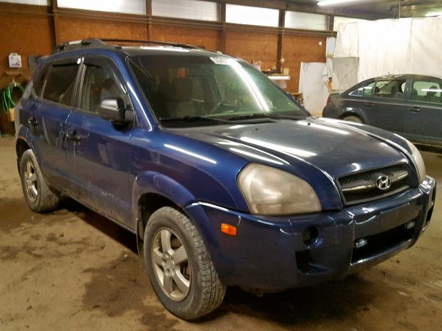 KM8JM72B06U310274 - 2006 HYUNDAI TUCSON GL BLUE photo 1