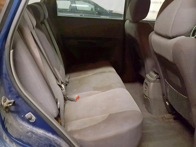 KM8JM72B06U310274 - 2006 HYUNDAI TUCSON GL BLUE photo 6