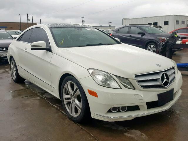 WDDKJ5GB8AF060316 - 2010 MERCEDES-BENZ E 350 WHITE photo 1