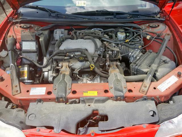 2G1WW12E919335491 - 2001 CHEVROLET MONTE CARL 红色 照片 7