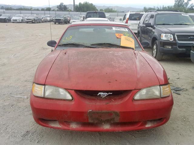 1FALP45T9RF161336 - 1994 FORD MUSTANG GT RED photo 10