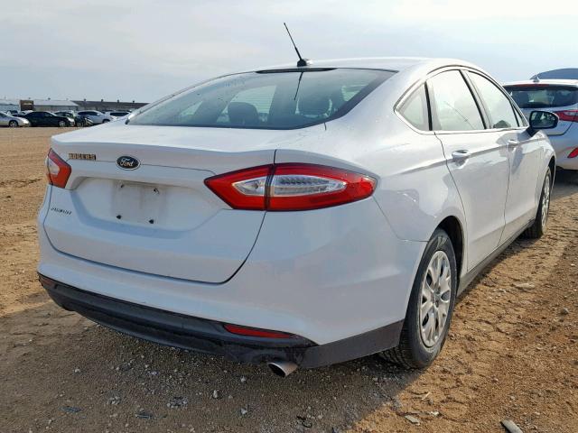 1FA6P0G7XE5371269 - 2014 FORD FUSION S WHITE photo 4