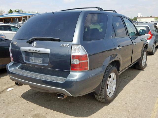 2HNYD18726H524344 - 2006 ACURA MDX TOURIN BLUE photo 4