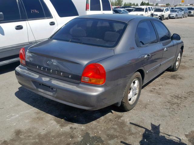 KMHWF25S51A401940 - 2001 HYUNDAI SONATA GL GRAY photo 4