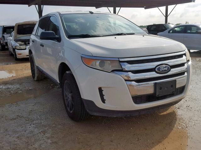 2FMDK3GCXCBA19201 - 2012 FORD EDGE SE WHITE photo 1