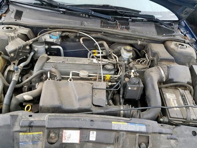 1G1JH52F527329727 - 2002 CHEVROLET CAVALIER L BLUE photo 7