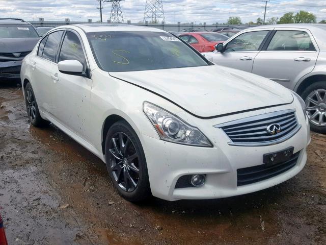 JN1CV6ARXCM677832 - 2012 INFINITI G37 WHITE photo 1