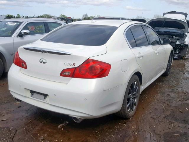 JN1CV6ARXCM677832 - 2012 INFINITI G37 WHITE photo 4