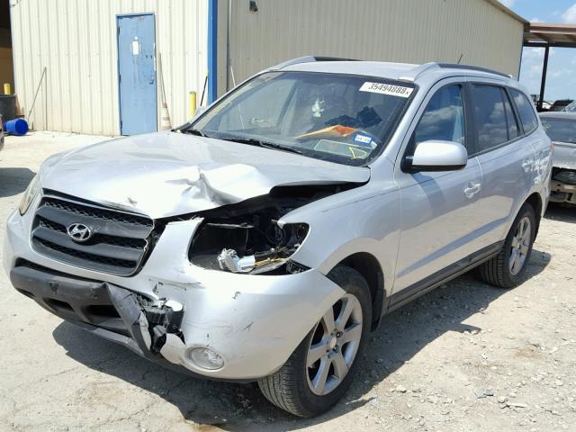 5NMSH13E18H131531 - 2008 HYUNDAI SANTA FE S SILVER photo 2