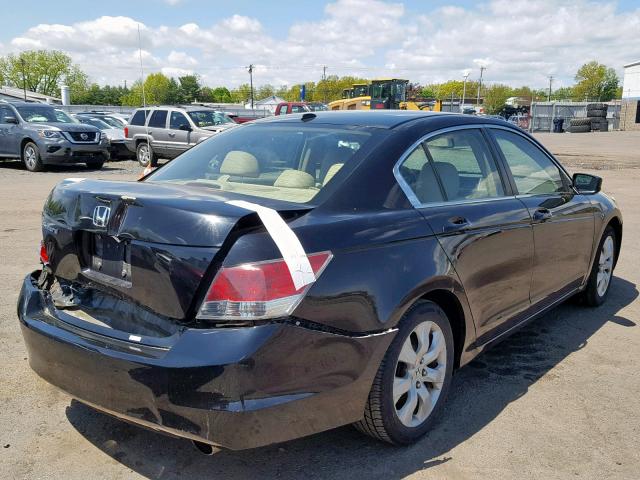 1HGCP26898A164131 - 2008 HONDA ACCORD EXL BLACK photo 4