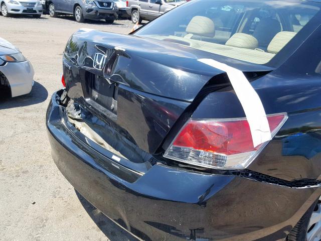 1HGCP26898A164131 - 2008 HONDA ACCORD EXL BLACK photo 9