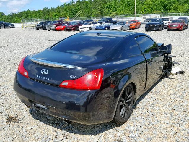 JNKCV64E39M606372 - 2009 INFINITI G37 BASE BLACK photo 4