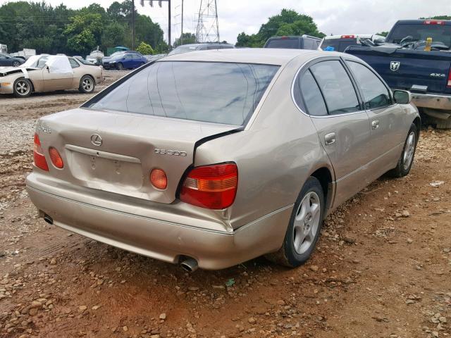 JT8BD68S0X0060326 - 1999 LEXUS GS 300 TAN photo 4