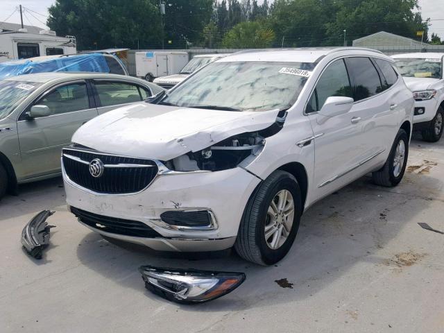 5GAERBKW8JJ204518 - 2018 BUICK ENCLAVE ES WHITE photo 2